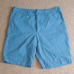 Old Navy Men's Light Blue Flat Front Shorts